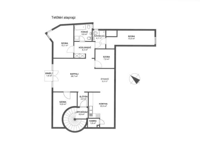 Siófok belvárosában a főtéren 591 nm lakóterű ingatlan eladó