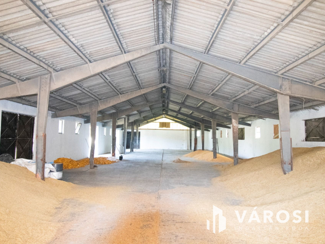 Kiváló adottságú telephely, vasúti iparvágánnyal