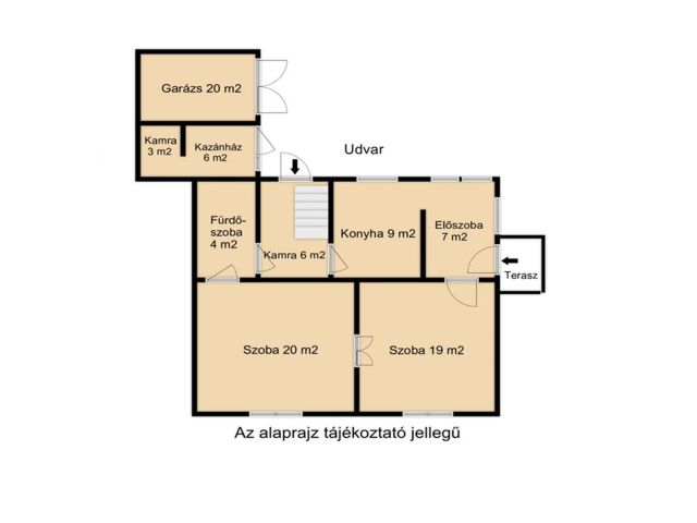 2 szobás családi ház Jaminában