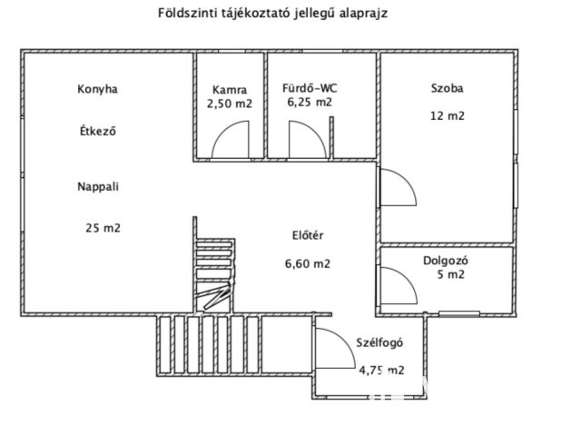 Nagy telkes, szuterénes családi ház eladó
