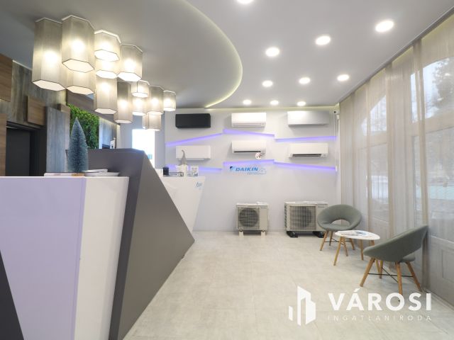 Utcafrontos,főldszinti,kirakatos szép üzlethelyiség eladó.