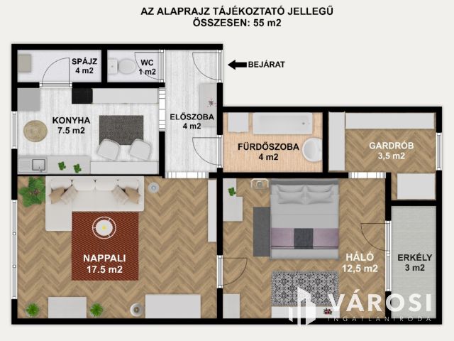 Meglátni és megszeretni: extra, 3. emeleti, erkélyes lakás