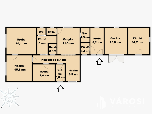 Felújított 5 szobás családi ház Dinnyésen