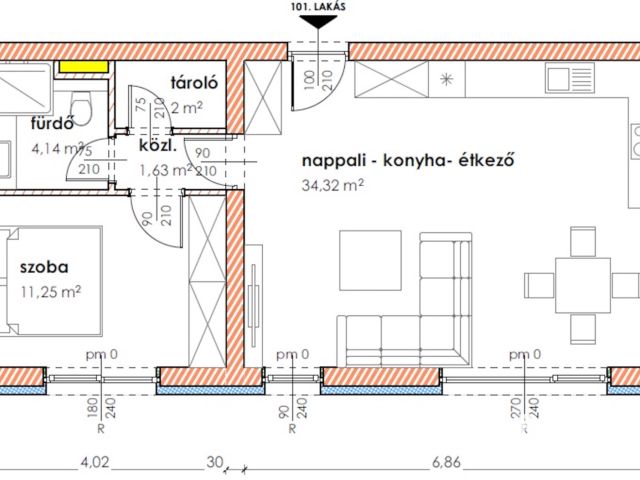 Első emeleti újépítésű lakás a Hagymatikumtól 60 méterre 6