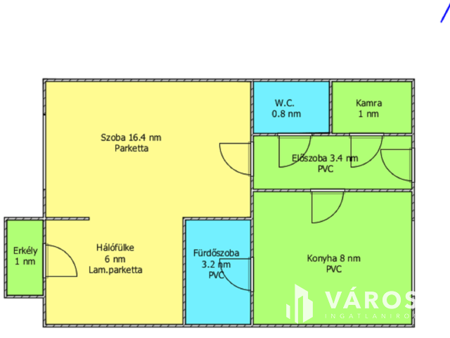 Első emeleti, erkélyes lakás eladó!
