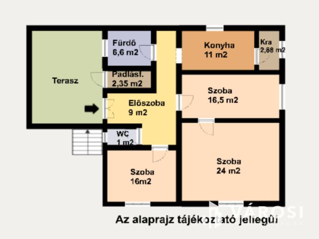 Háromszobás családi ház nagy terasszal Enyingen